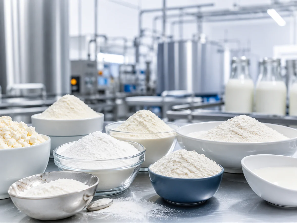 Dairy ingredients for food production