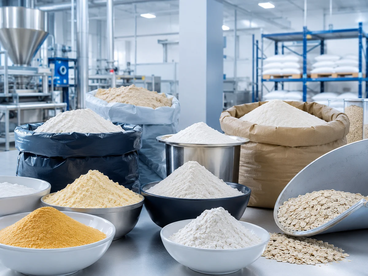 Food industry raw materials and dry commodities